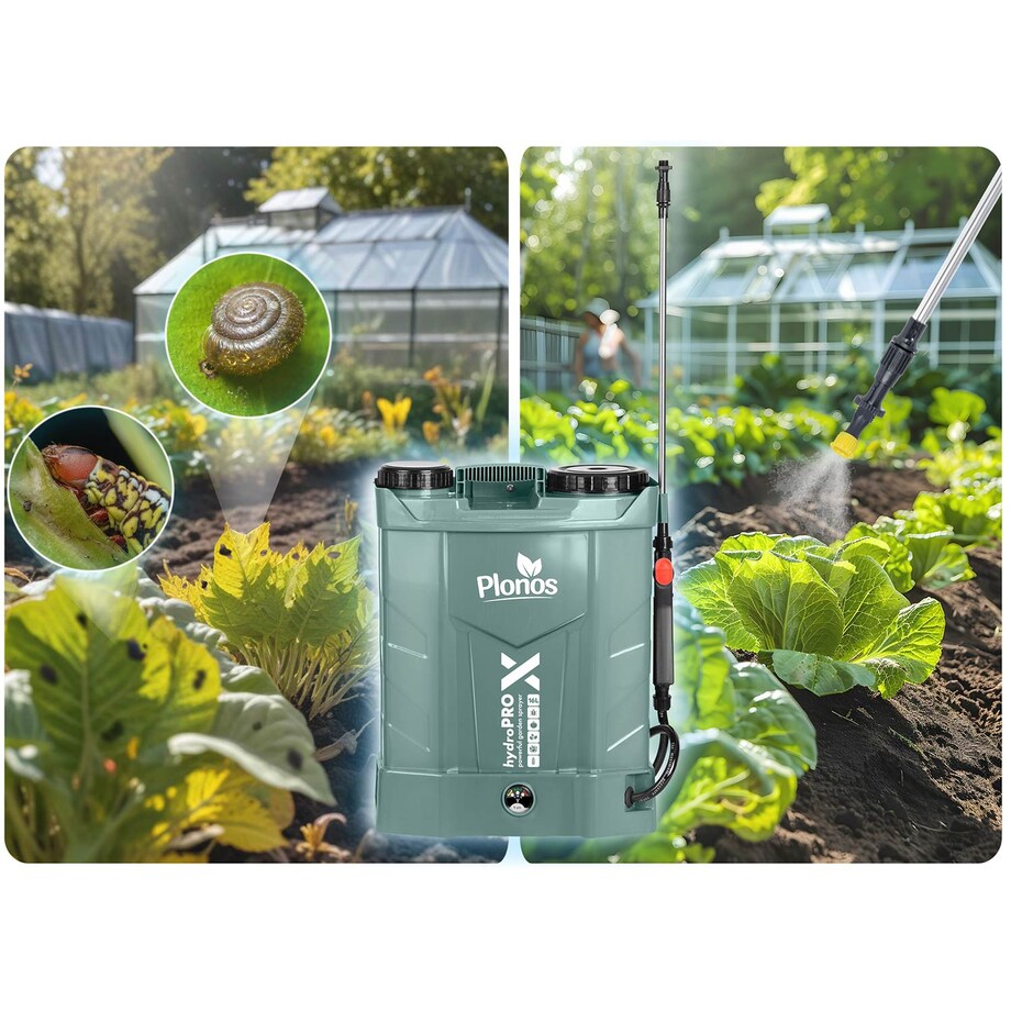 Opryskiwacz akumulatorowy Plonos PL-602 plecakowy elektryczny 16L 460201