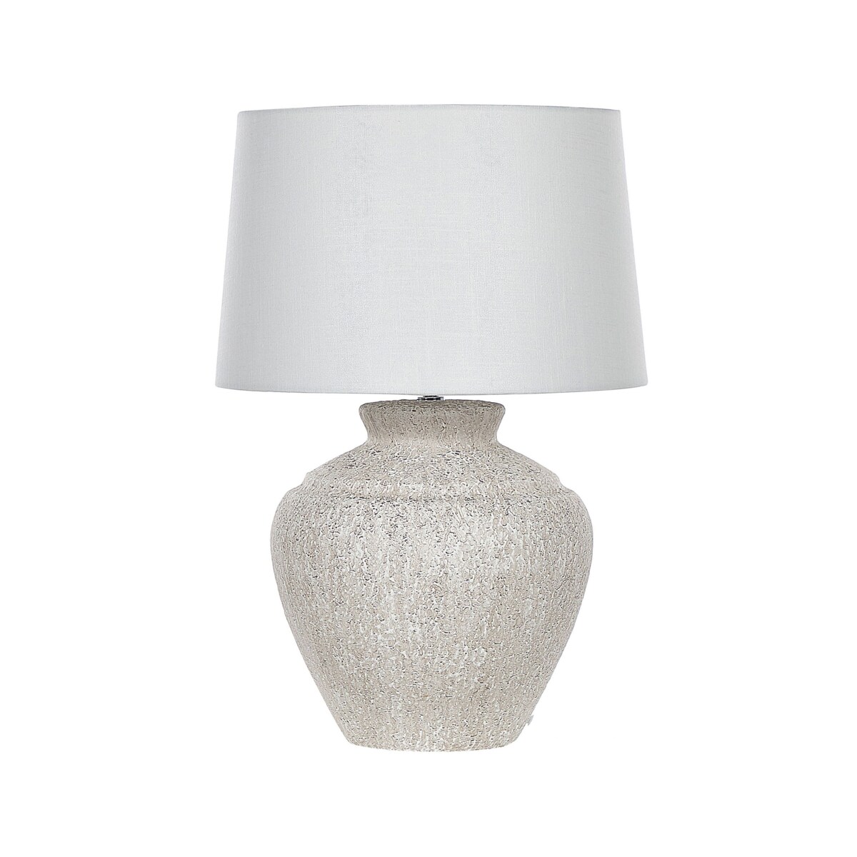 Lampa stołowa ceramiczna kremowa CAINE