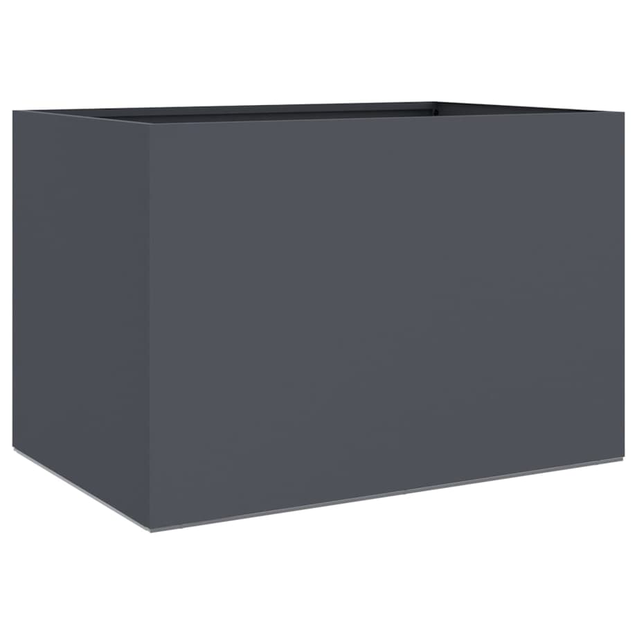 vidaXL Donica, antracytowa, 62x40x39 cm, stal