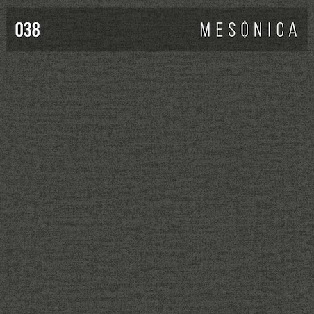 Puf Musso - ciemnoszary z pikowanym siedziskiem