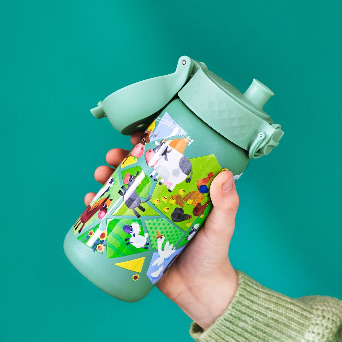 Butelka ION8 Single Wall I8SS400PTFARMA Farming Animals