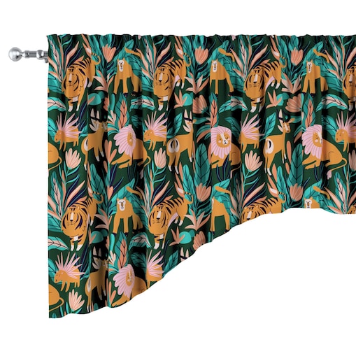 Lambrekin łuk 250x75 zielony