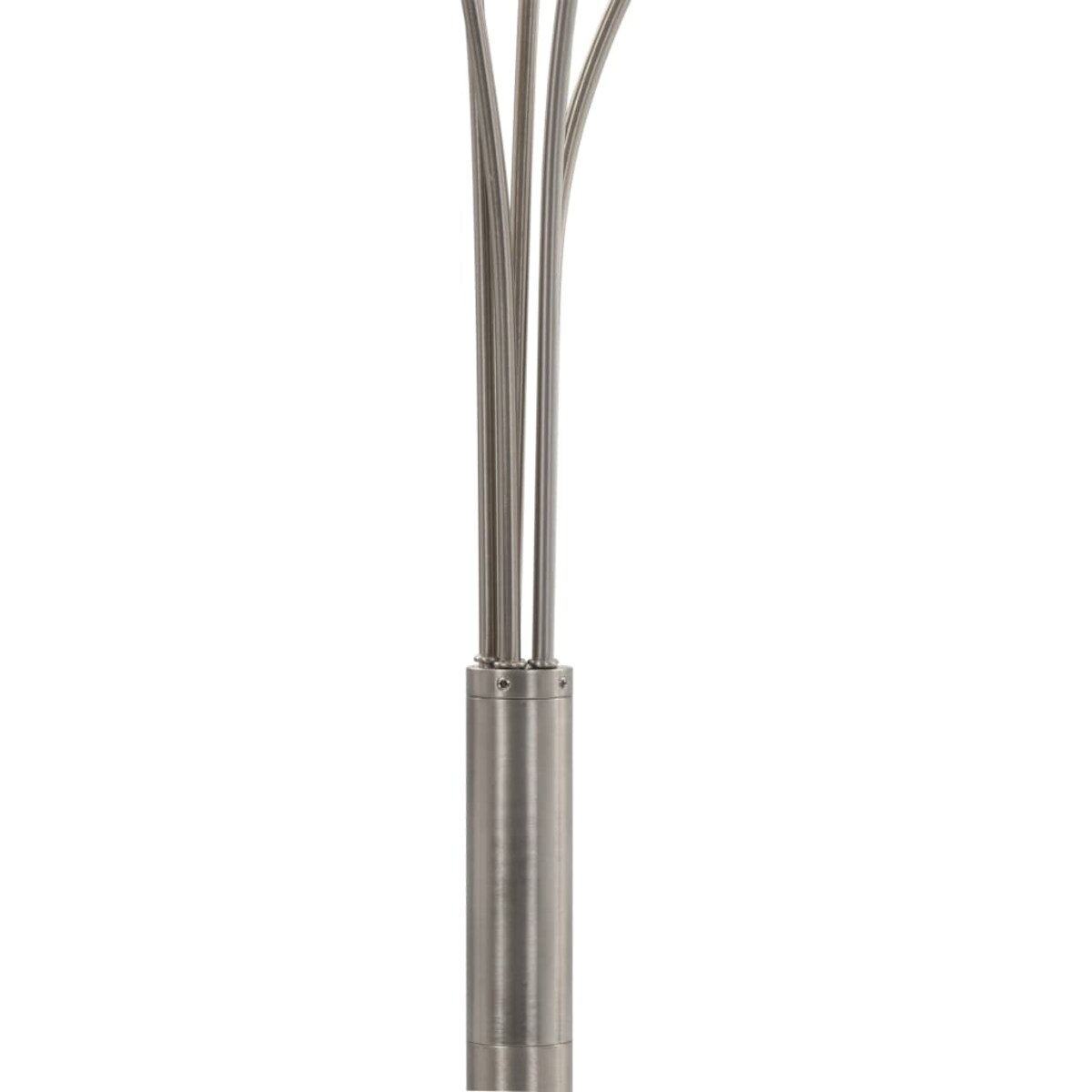 vidaXL Lampa stojąca, 200 cm, 5 x E14, srebrna
