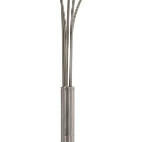 vidaXL Lampa stojąca, 200 cm, 5 x E14, srebrna