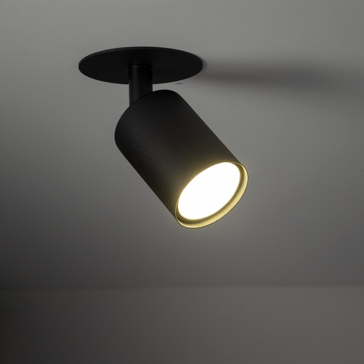 Reflektor podtynkowy spot NEX BLACK 10798 TK Lighting czarny GU10 ruchomy metalowy IP20