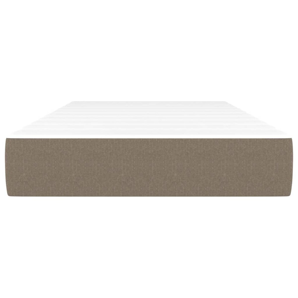 vidaXL Materac kieszeniowy, taupe, 120x190x20 cm, tkanina