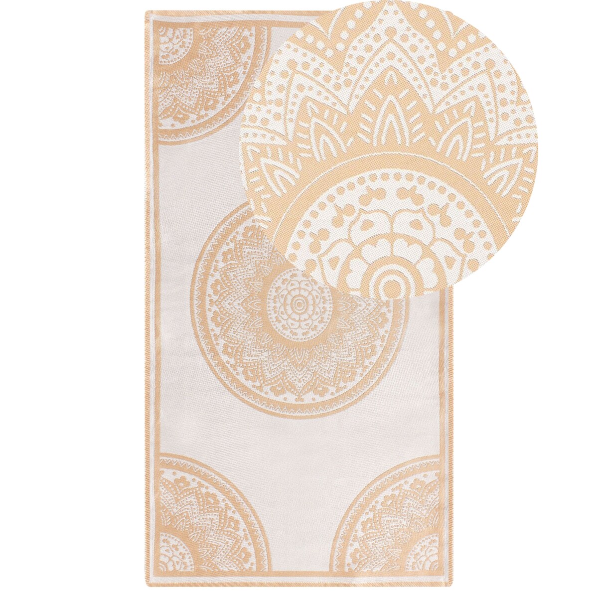 Dywan zewnętrzny HUBLI Beżowy 80 x 150 cm