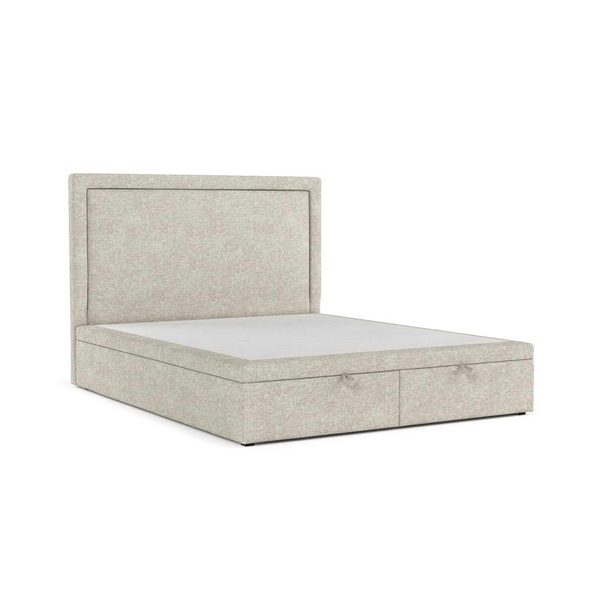 Łóżko tapicerowane SALMA 120x200 z pojemnikiem, Beż, tkanina Alta 03