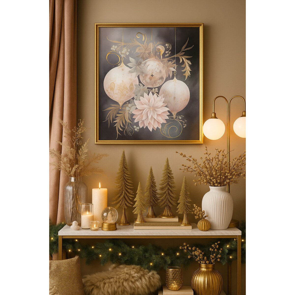 Plakat Stroik Bombki 70cm x 90cm