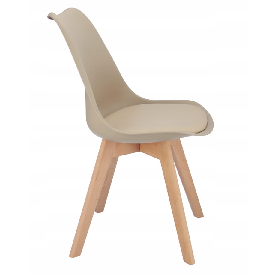 4 X Krzesło Do Jadalni Kuchni Stołu Zestaw Komplet Oslo Beżowe