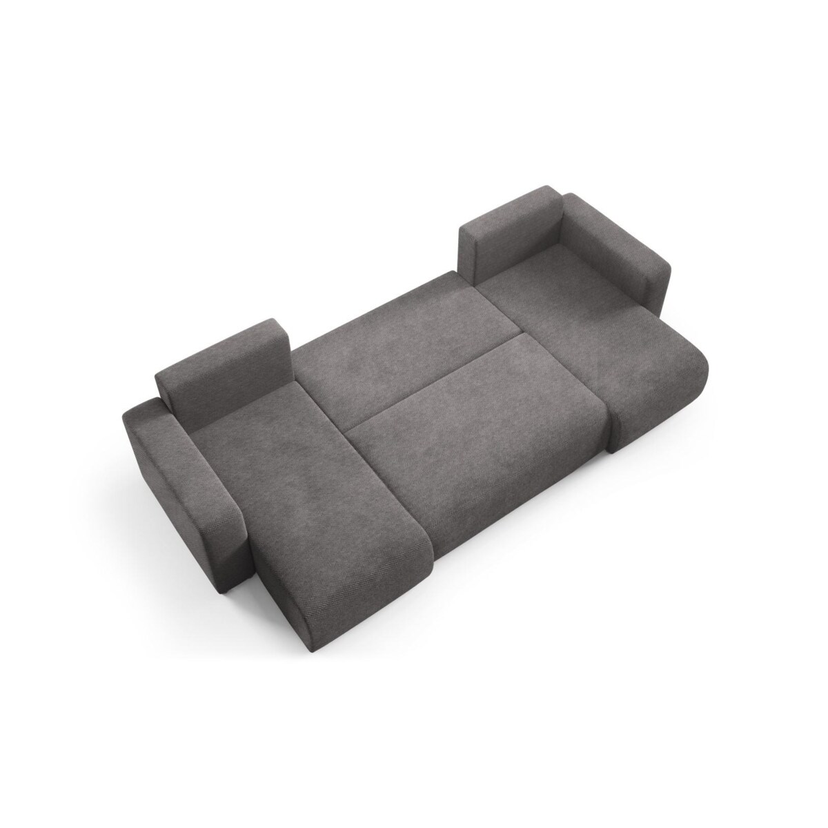 Narożnik EVORA U z pojemnikiem tkanina miękki plusz Kolor: Onega 07