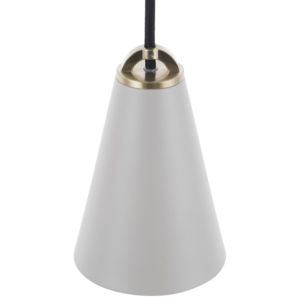 Lampa wisząca CARES Metal Jasnoszary