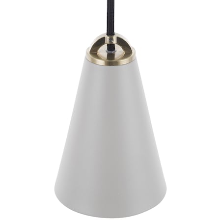 Lampa wisząca CARES Metal Jasnoszary
