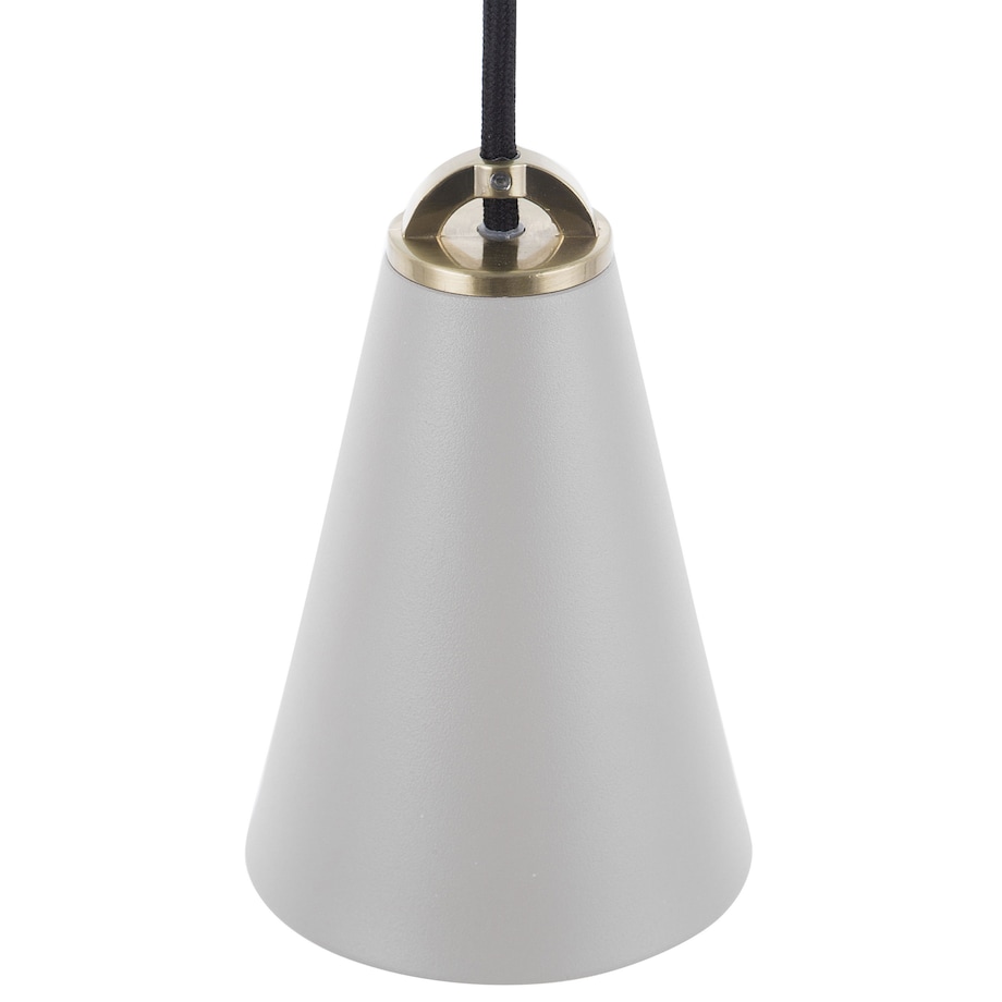 Lampa wisząca CARES Metal Jasnoszary