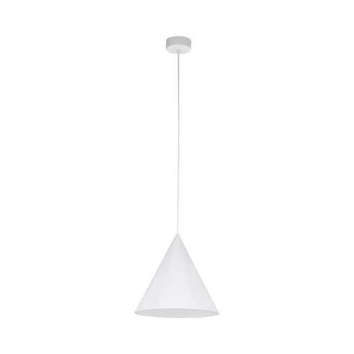 Lampa wisząca biała TK Lighting CONO WHITE 10008 E27 regulowana 160 cm minimalistyczna do salonu kuchni
