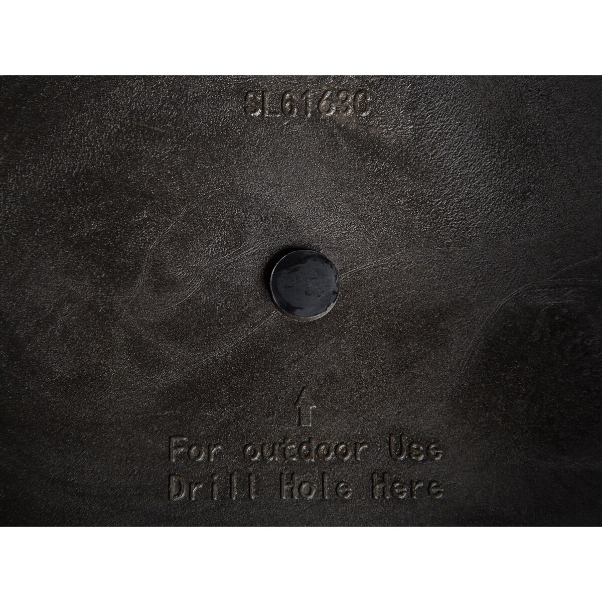 Doniczka okrągła 23 x 23 x 42 cm szara ABDERA