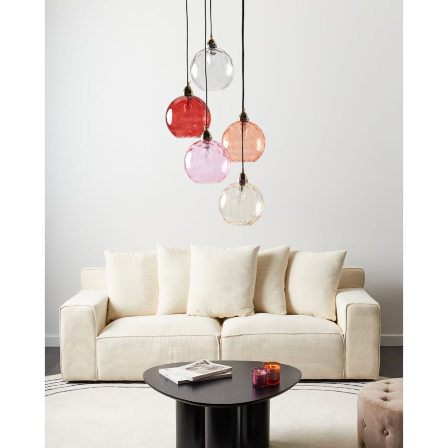 Lampa wisząca PABELLON Szkło Czerwony