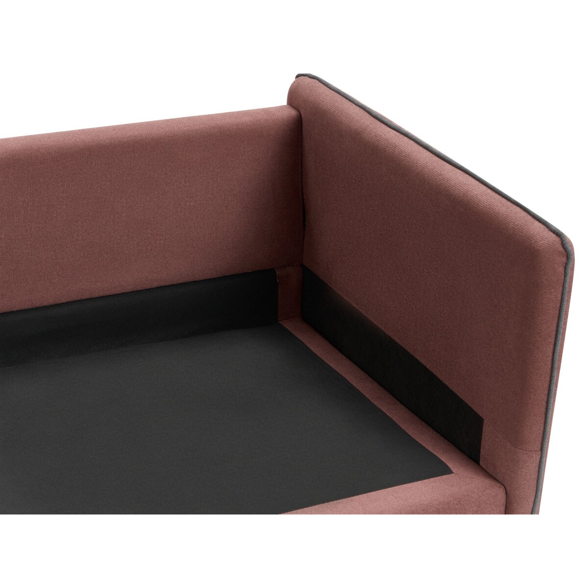 Narożnik ALTAN Burgundowy Prawostronny