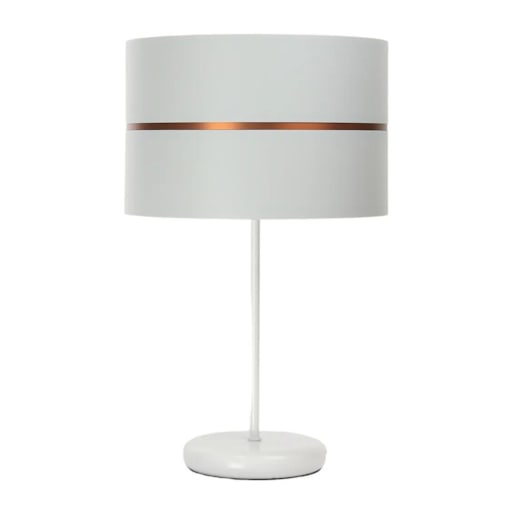 Lampa stołowa SIMPLY GLAMOUR biała