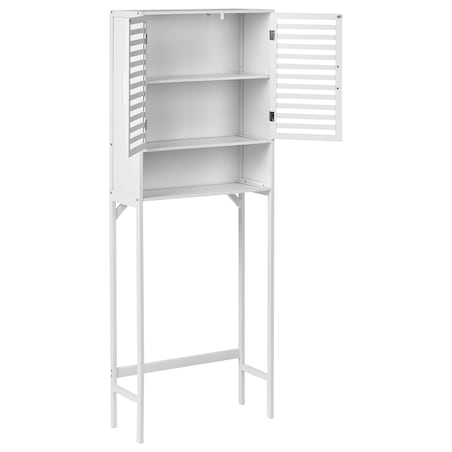 Szafka łazienkowa OKARCHE Bambus 63 cm Biały