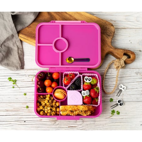 LEKKABOX CLASSIC śniadaniówka z przegródkami, Berry