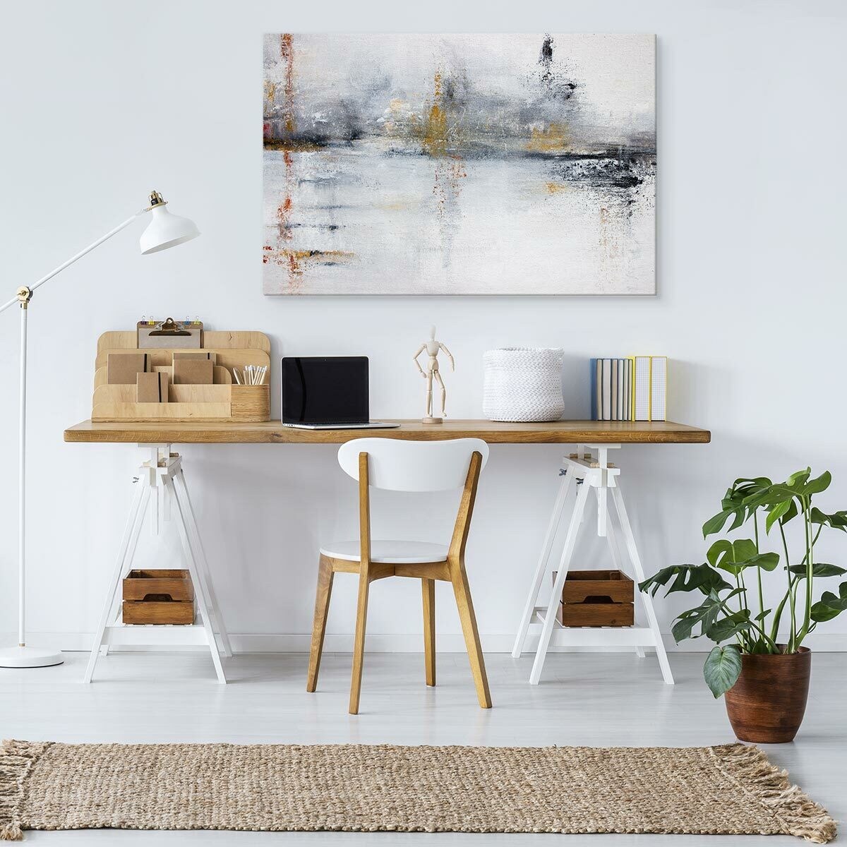 Obraz Na Płótnie Nowoczesna ABSTRAKCJA 100x70cm