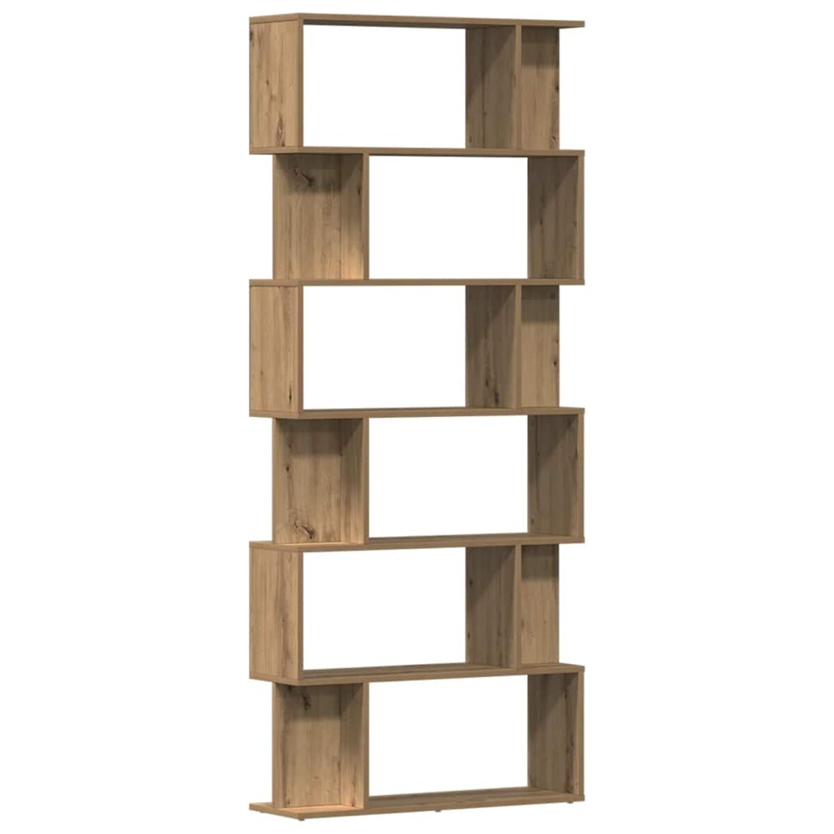 vidaXL Regał na książki, dąb artisan, 80x24x192 cm