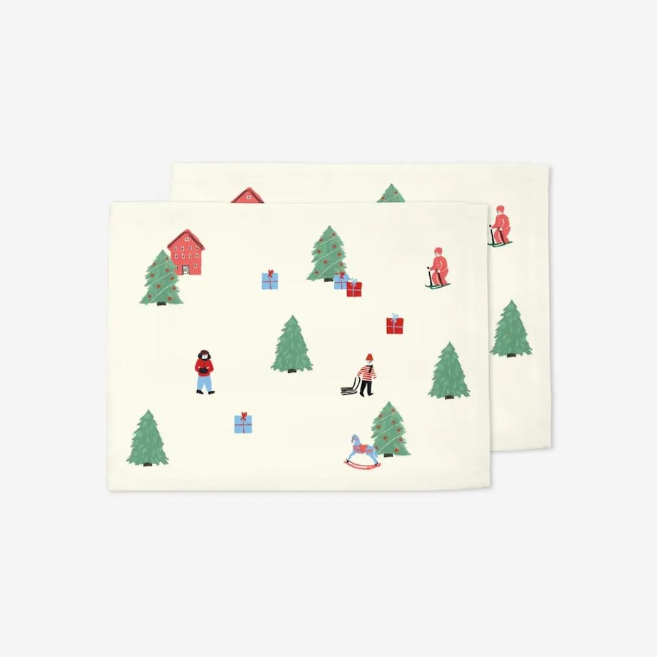 Podkładki świąteczne - Świąteczny pejzaż