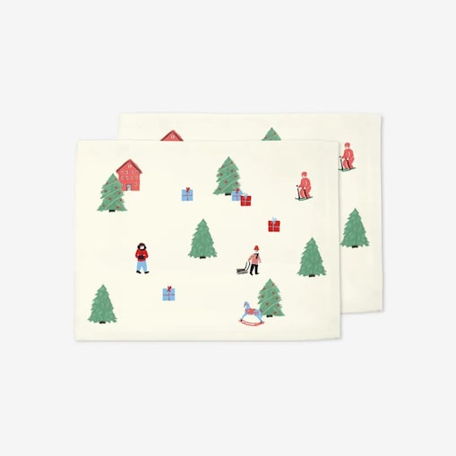 Podkładki świąteczne - Świąteczny pejzaż