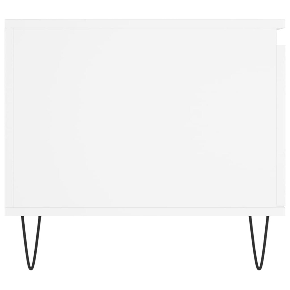 vidaXL Stolik kawowy, biały 100x50x45 cm, materiał drewnopochodny