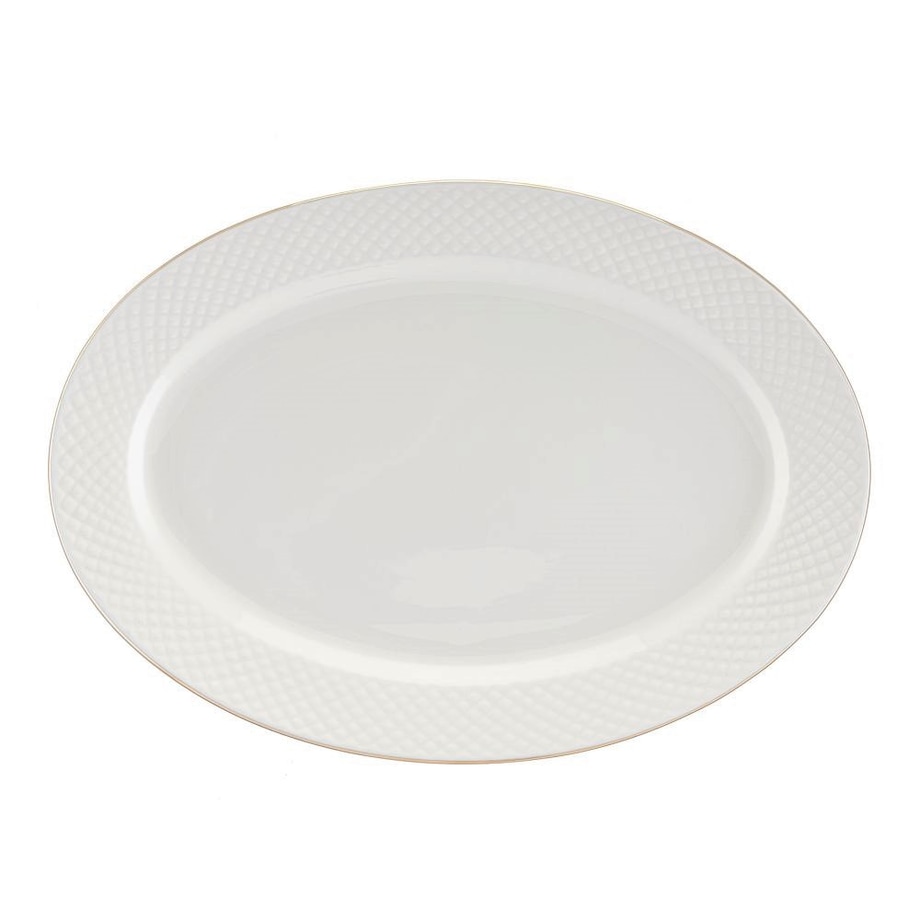 VILLA ITALIA Serwis obiadowy porcelanowy na 6 osób BARI GOLD