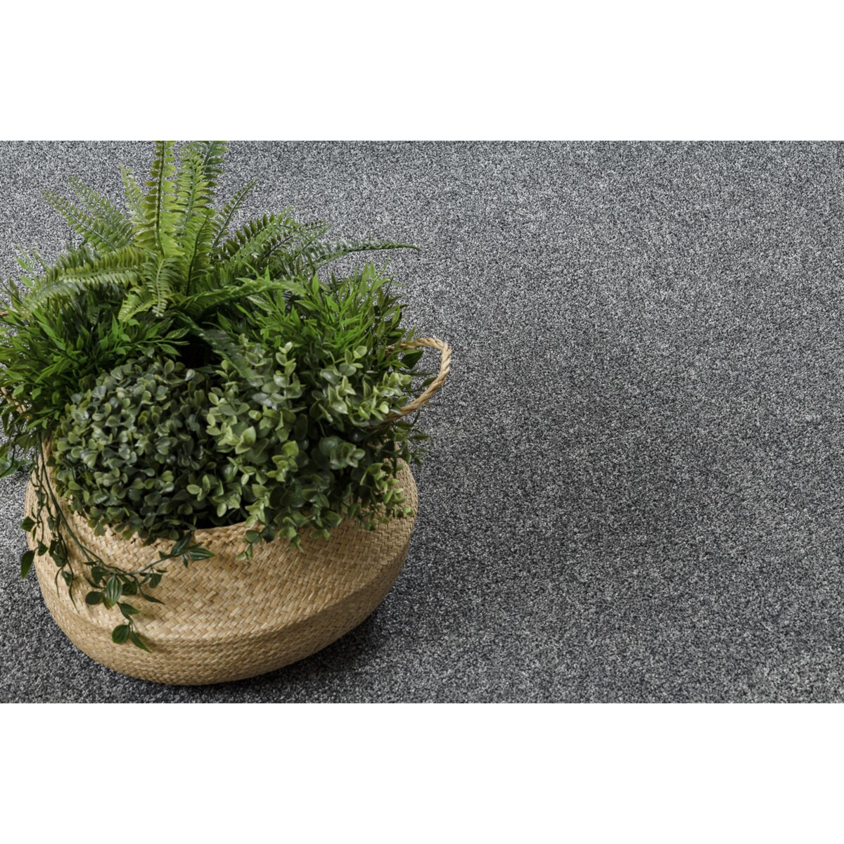 DYWAN koło MOORLAND szary koło 133 cm