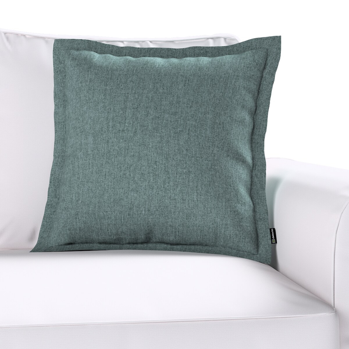 Poszewka Mona na poduszkę 45x45 szary błękit szenil