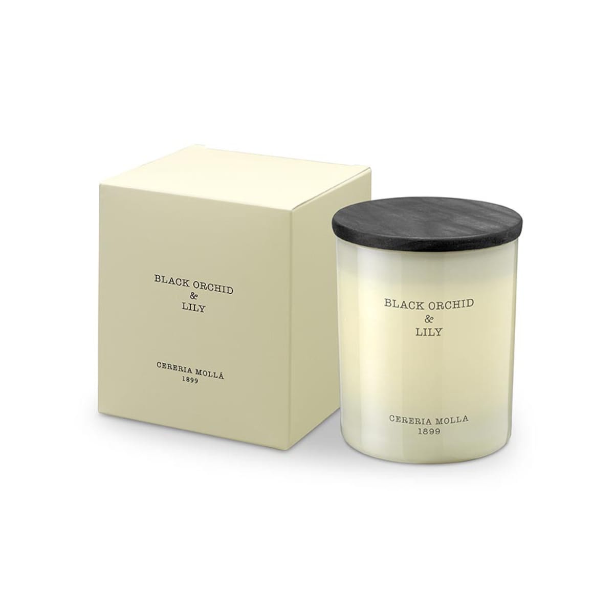Świeca zapachowa Black Orchid & Lily, 230 g, Cereria Molla