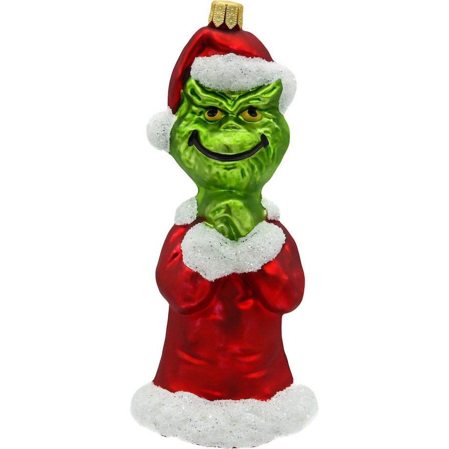 Bombka choinkowa: Grinch w czerwonym płaszczu