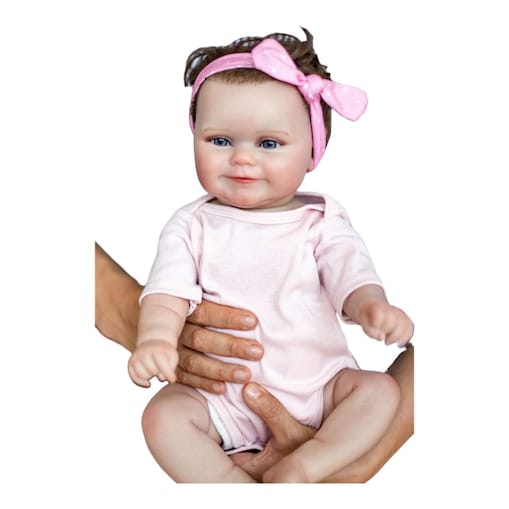 Lalka Winylowa Reborn Baby Dol JAK ŻYWA bobas PREZENT NA ŚWIĘTA DLA DZIECKA