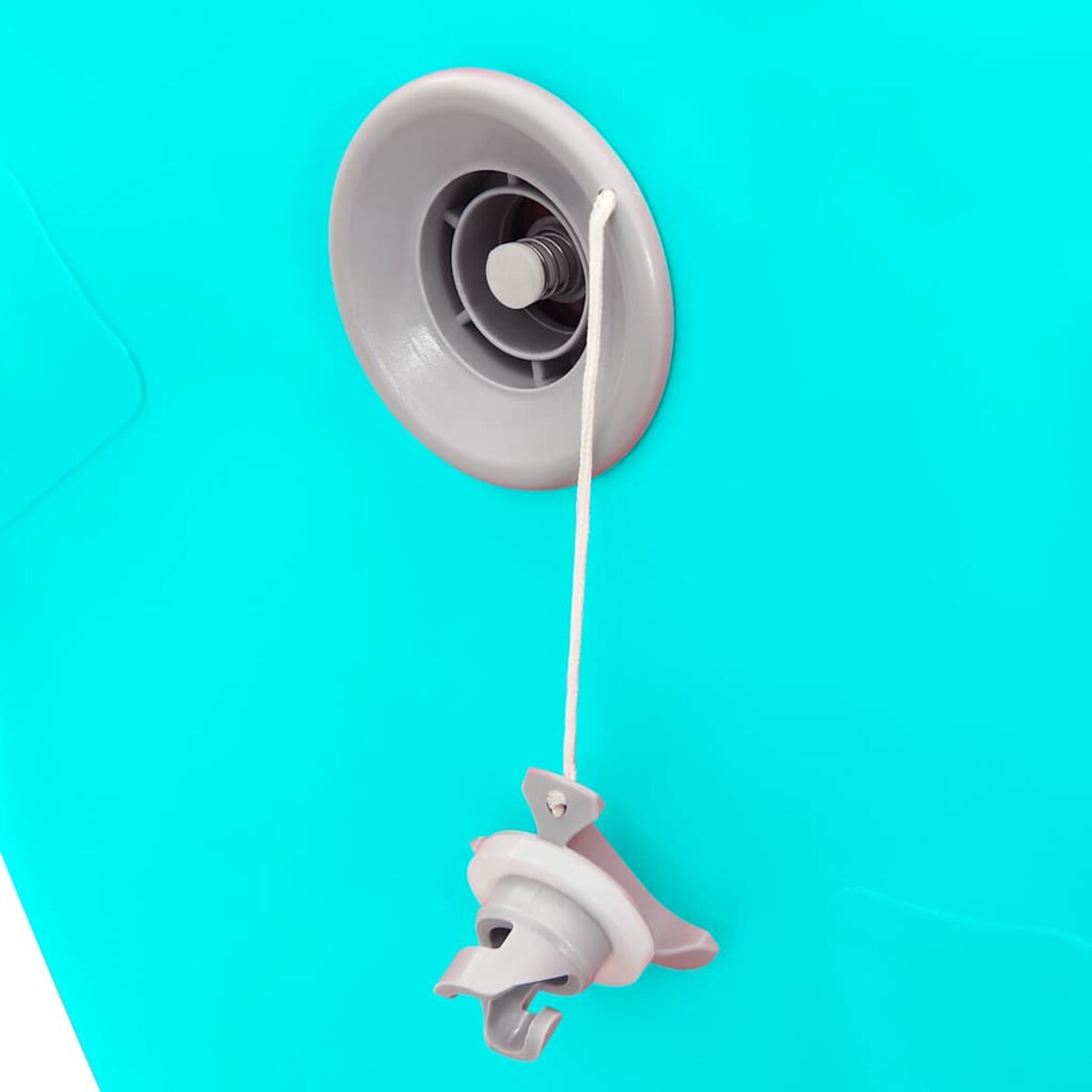 vidaXL Dmuchany wałek gimnastyczny z pompką, 120x90 cm, PVC, zielony