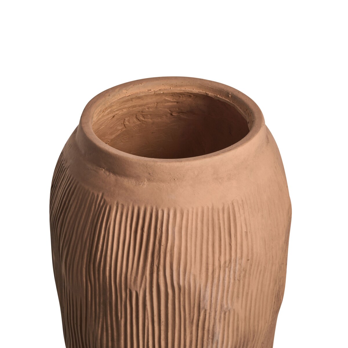 Wazon na kwiaty TRIKALA 50 cm Jasnobrązowy