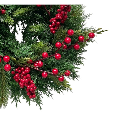 Wianek świąteczny wieniec BOŻE NARODZENIE ozdobny 35 cm na drzwi