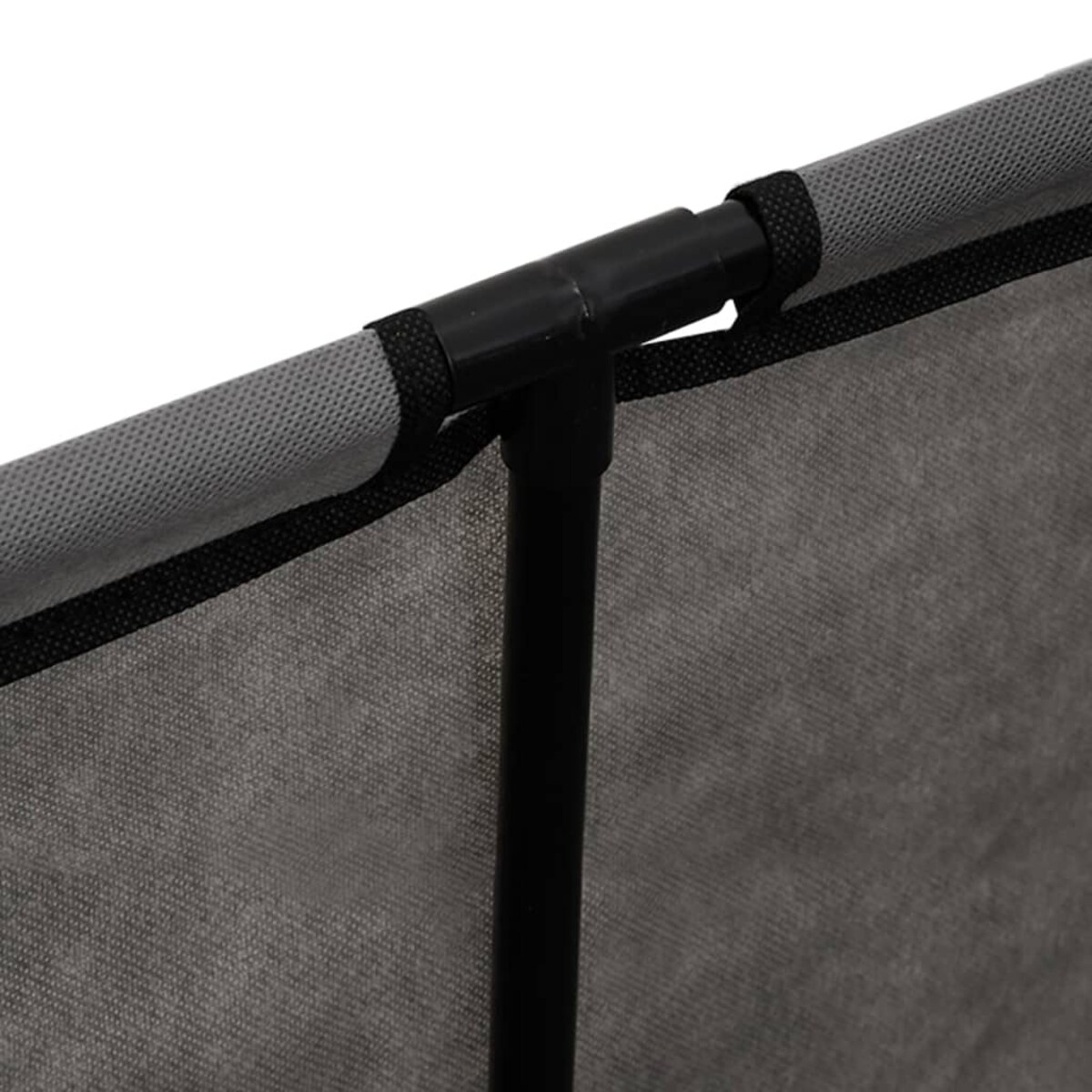 vidaXL Skrzynia do przechowywania, szara, 105x34,5x45, tkanina