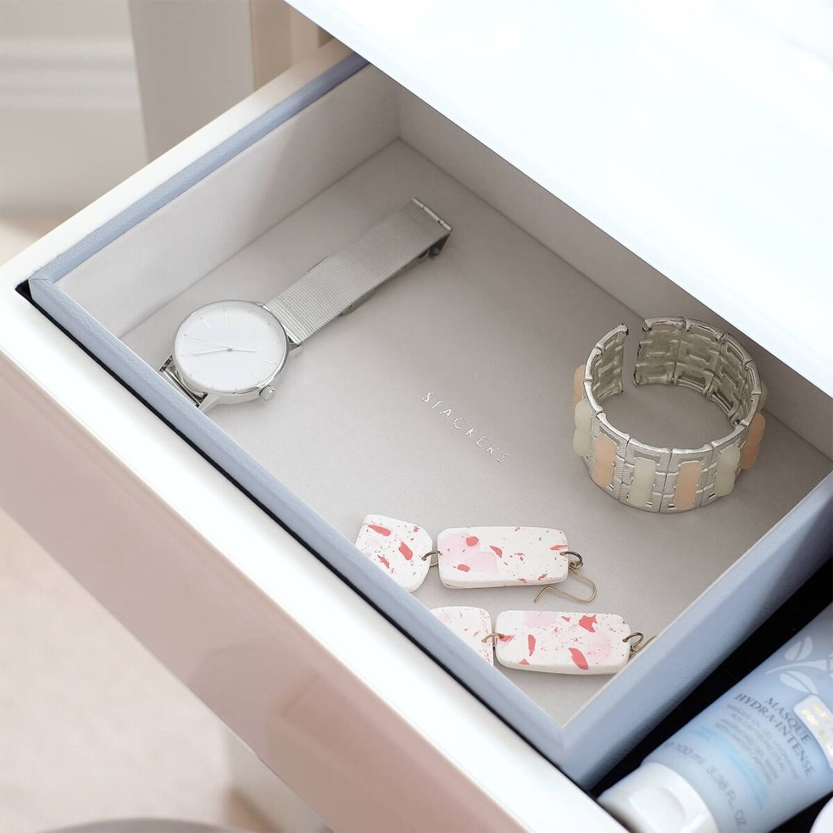 Szkatułka na biżuterię Stackers open classic lawendowa