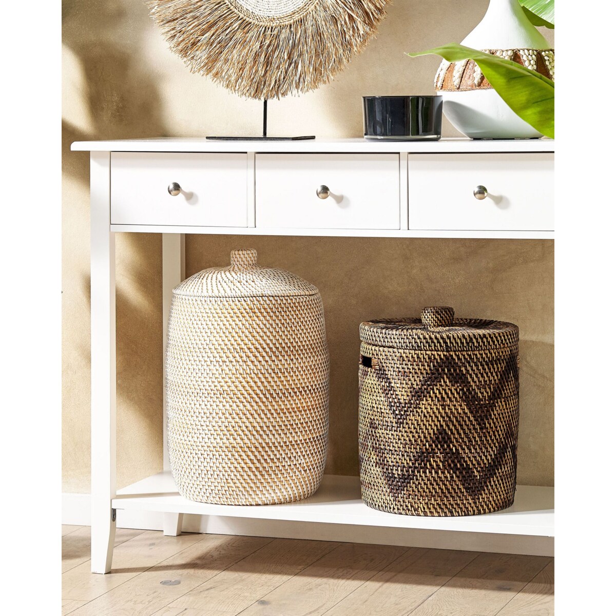 Kosz rattanowy naturalny GADIS