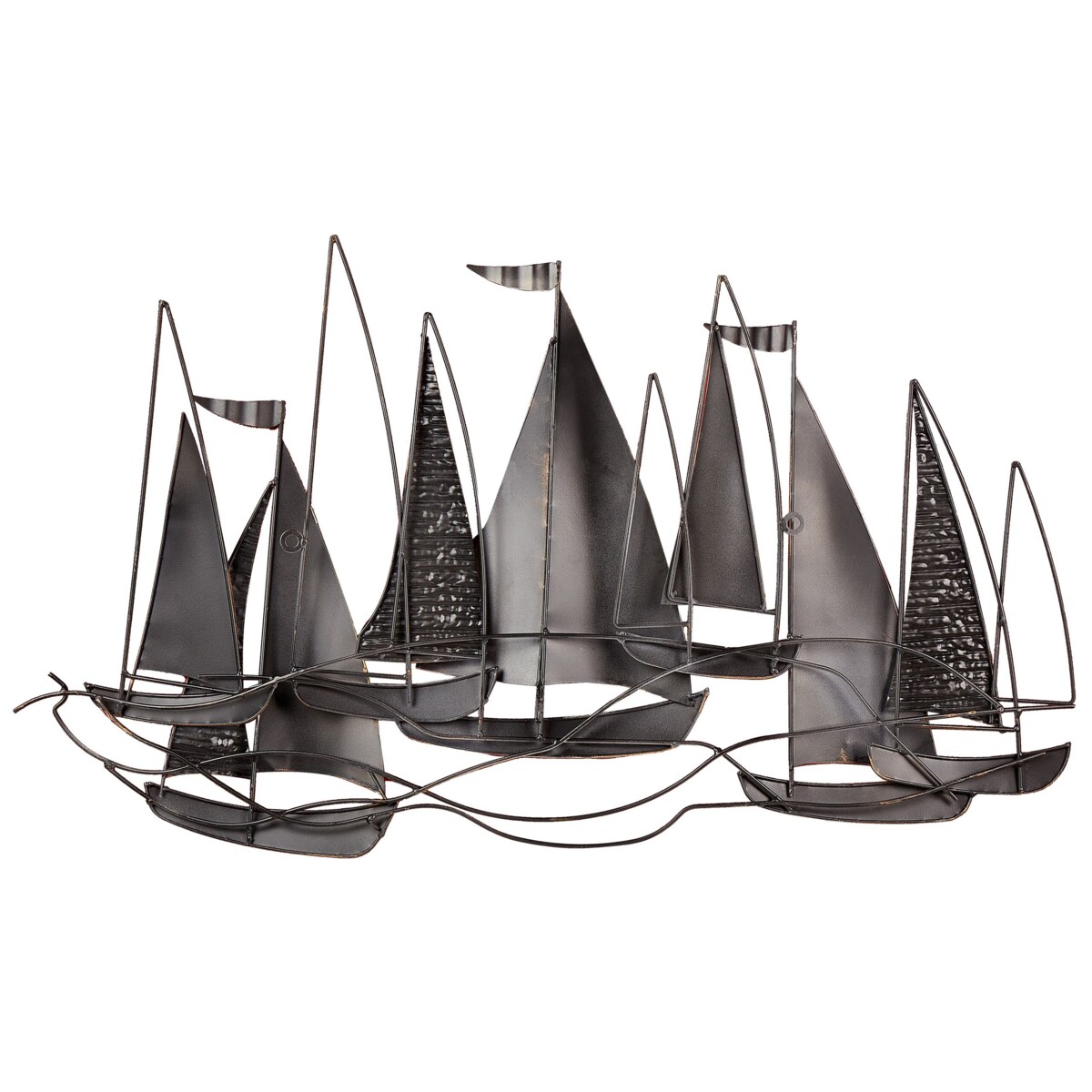 Dekoracja ścienna niebieska ze złotym BOHRIUM