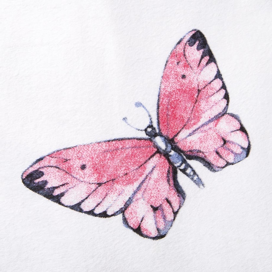 Pościel flanelowa 140x200 Florina Snow biała z kolorowymi kwiatami, Flanelove