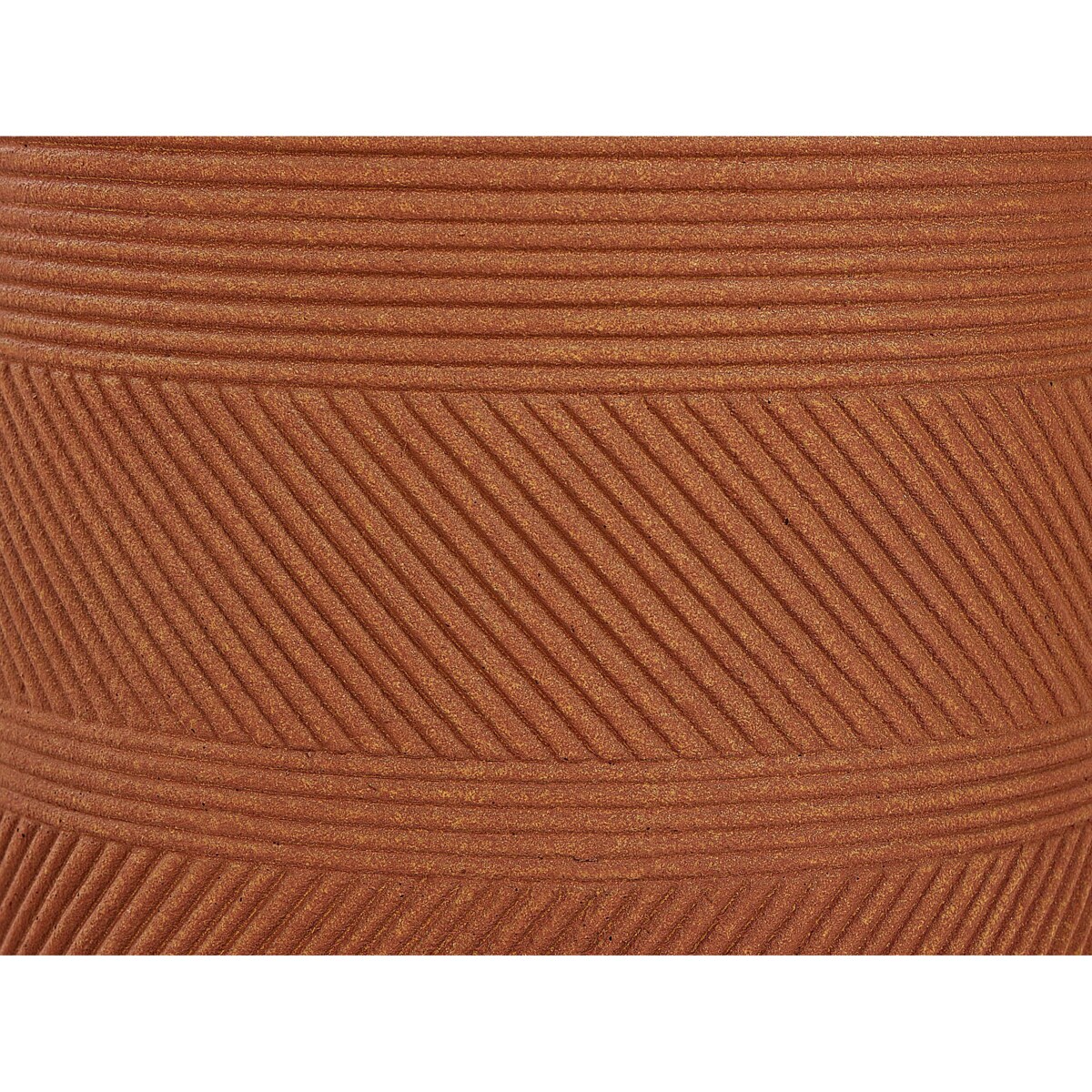 Doniczka ⌀ 31 cm złoty brąz VOULA