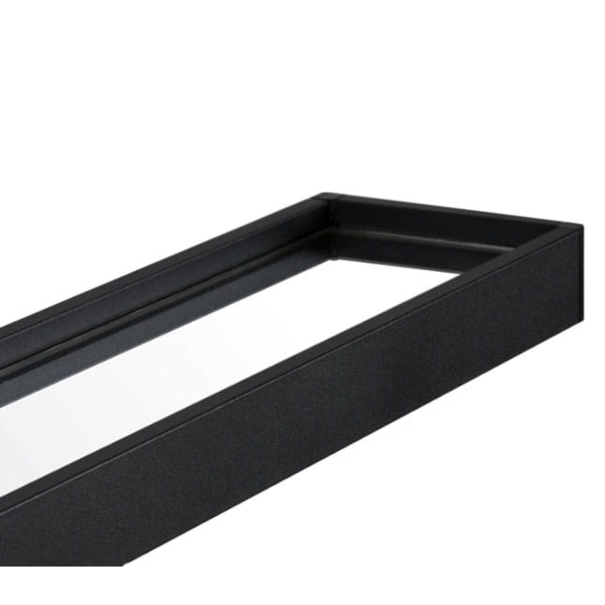 Lustro Z Półką 60 Cm Czarne