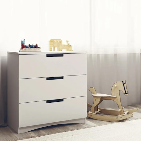 Komoda dla dzieci CLASSIC 80 biała