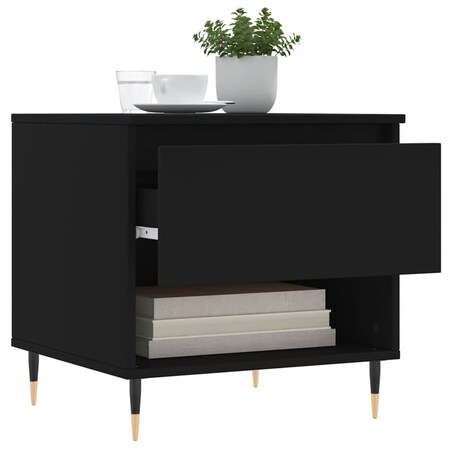 vidaXL Stoliki kawowe, 2 szt., czarne, 50x46x50 cm