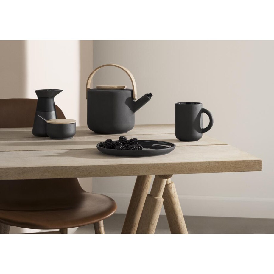 Mlecznik czarny Theo, 400 ml, Stelton