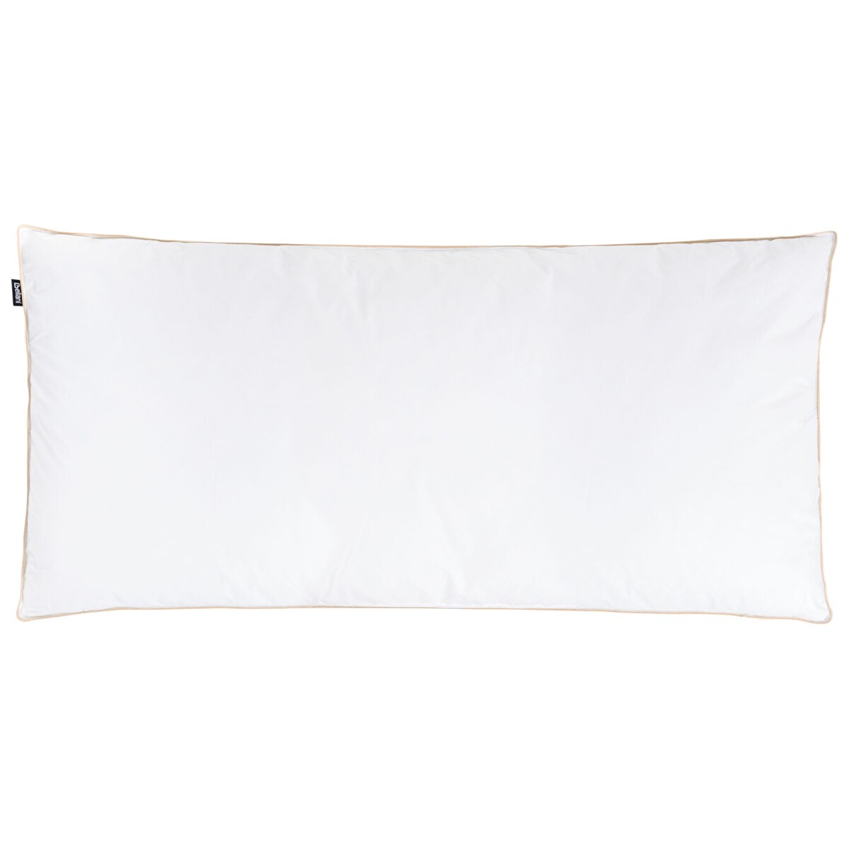 Poduszka trzykomorowa ETNA Niska Kacze pióra i puch 40 x 80 cm Biały